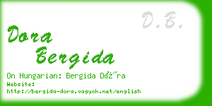 dora bergida business card